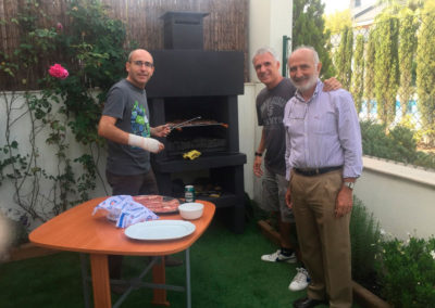 Barbacue in Miguel´s house, September 2017