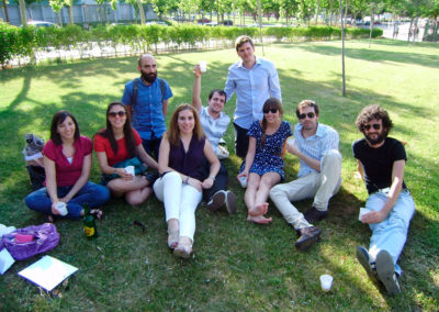Diana´s post-Thesis Defense hanging out
